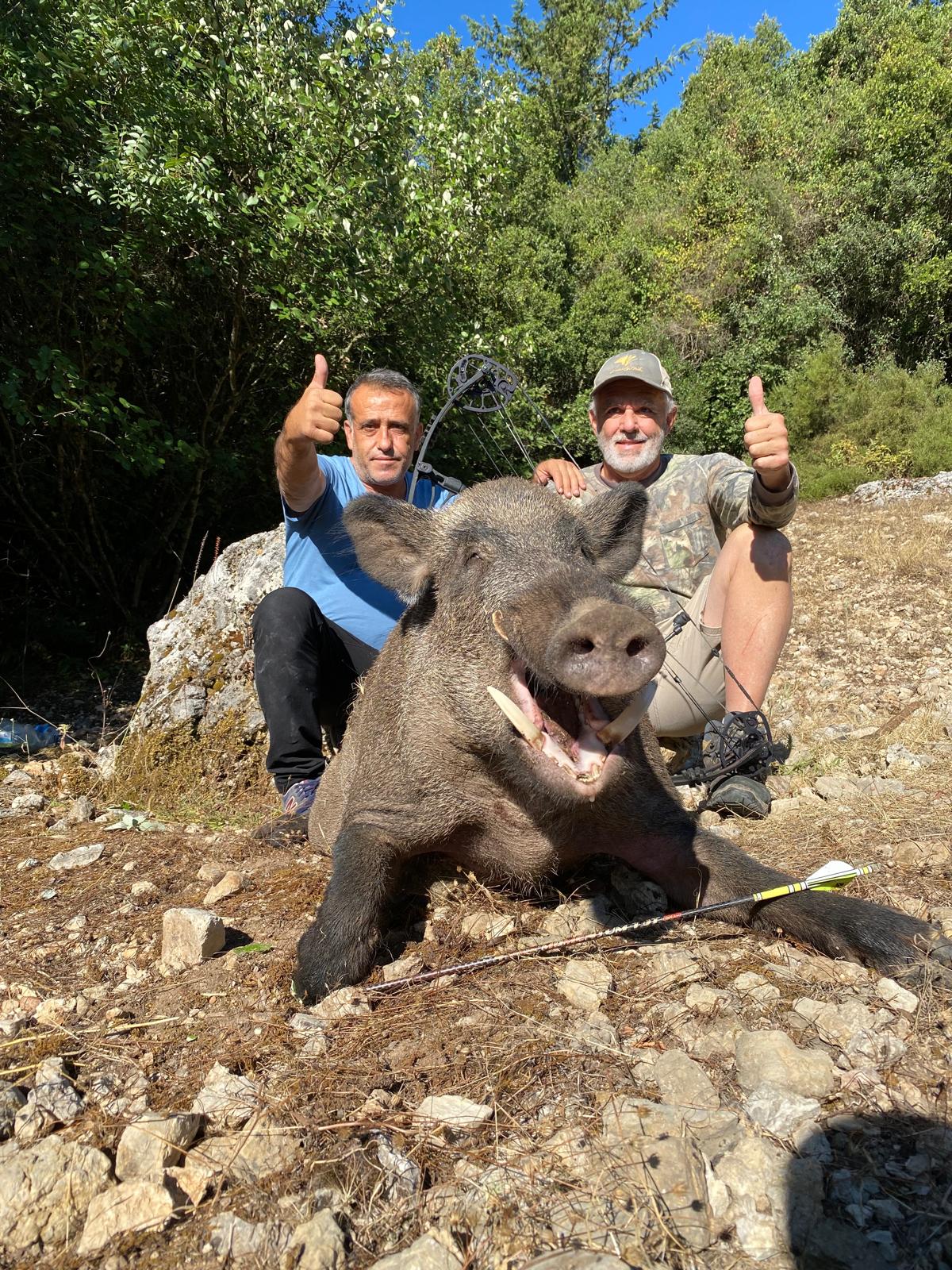 Hunters preparing for a Taurus Mountains safari
