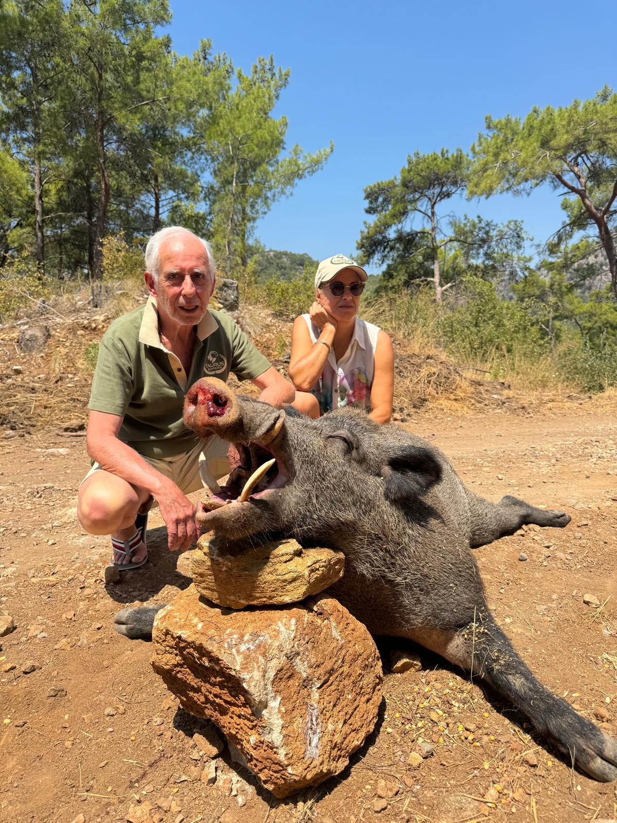 International hunters on an Anatolia safari