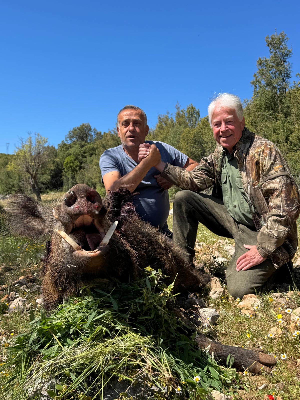 Wild boar hunting landscape in the Taurus Mountains