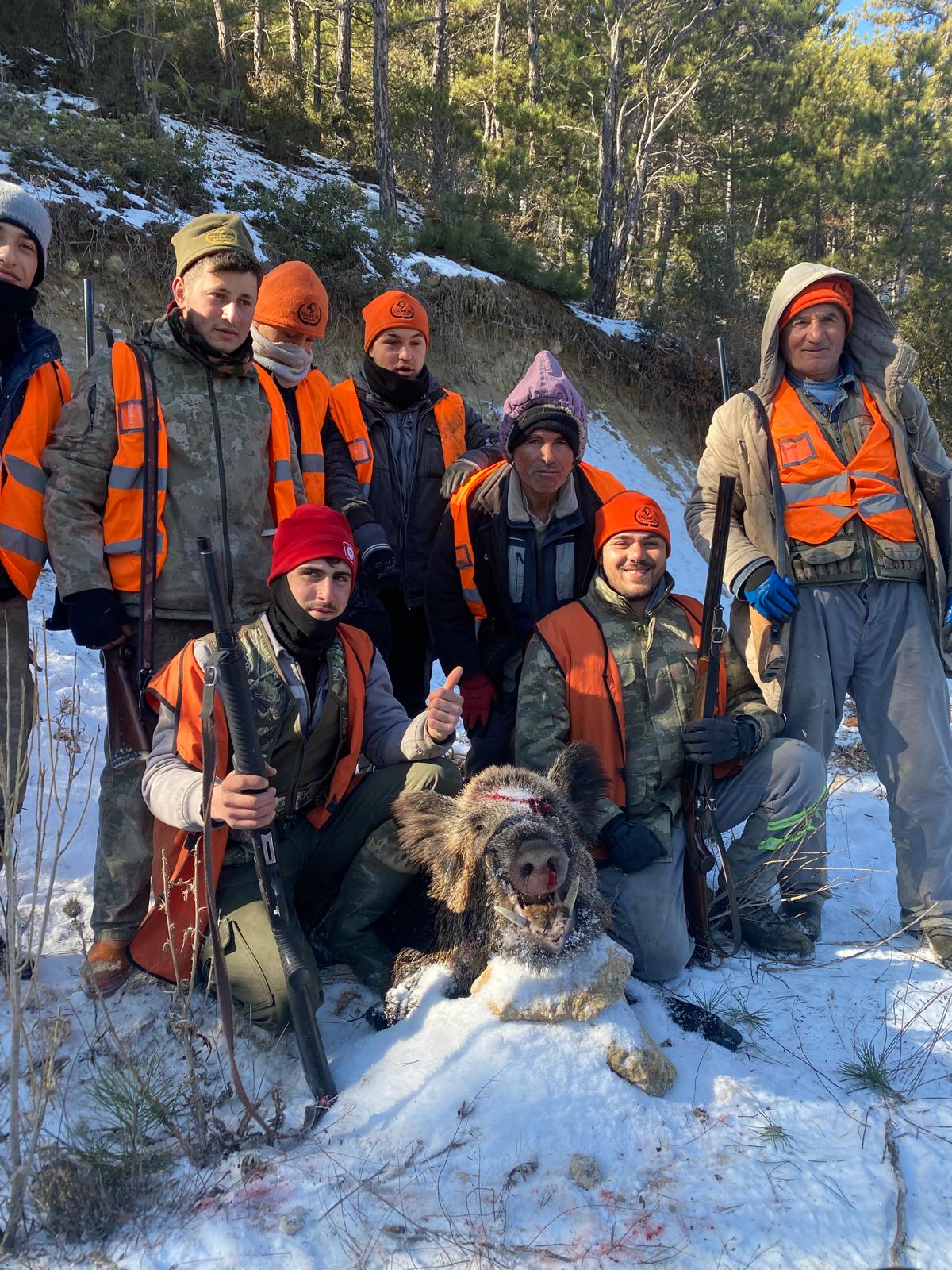 Wild boar hunting trip photo from Antalya